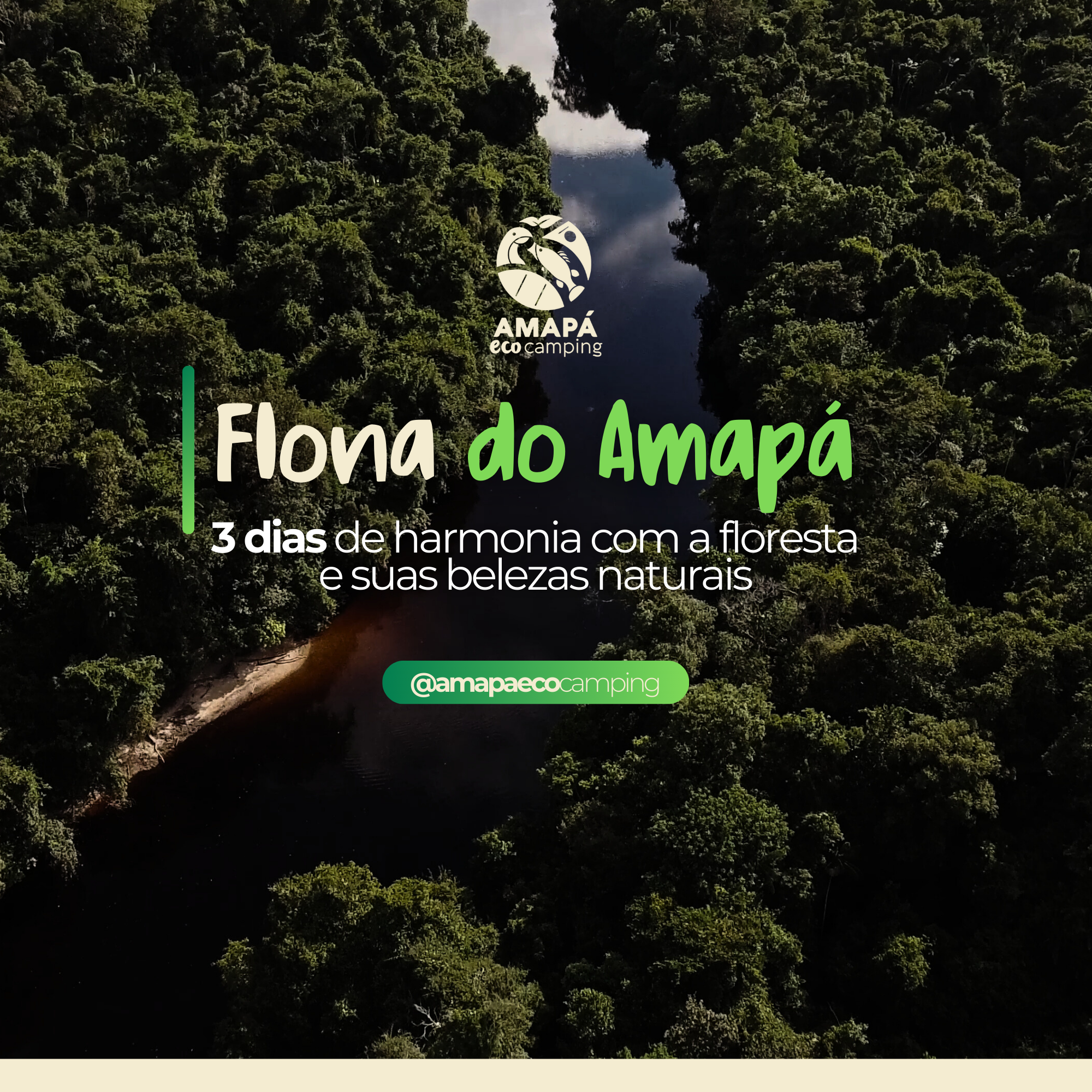 A Floresta Nacional do Amapá é uma Unidade de Conservação de Uso Sustentável localizada na região central do Estado do Amapá. Na Flona, o Ecoturismo é uma atividade permitida e desejada para se chegar ao uso sustentável dos recursos naturais.